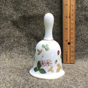 Wedge wood “Wild Strawberry” bone china bell